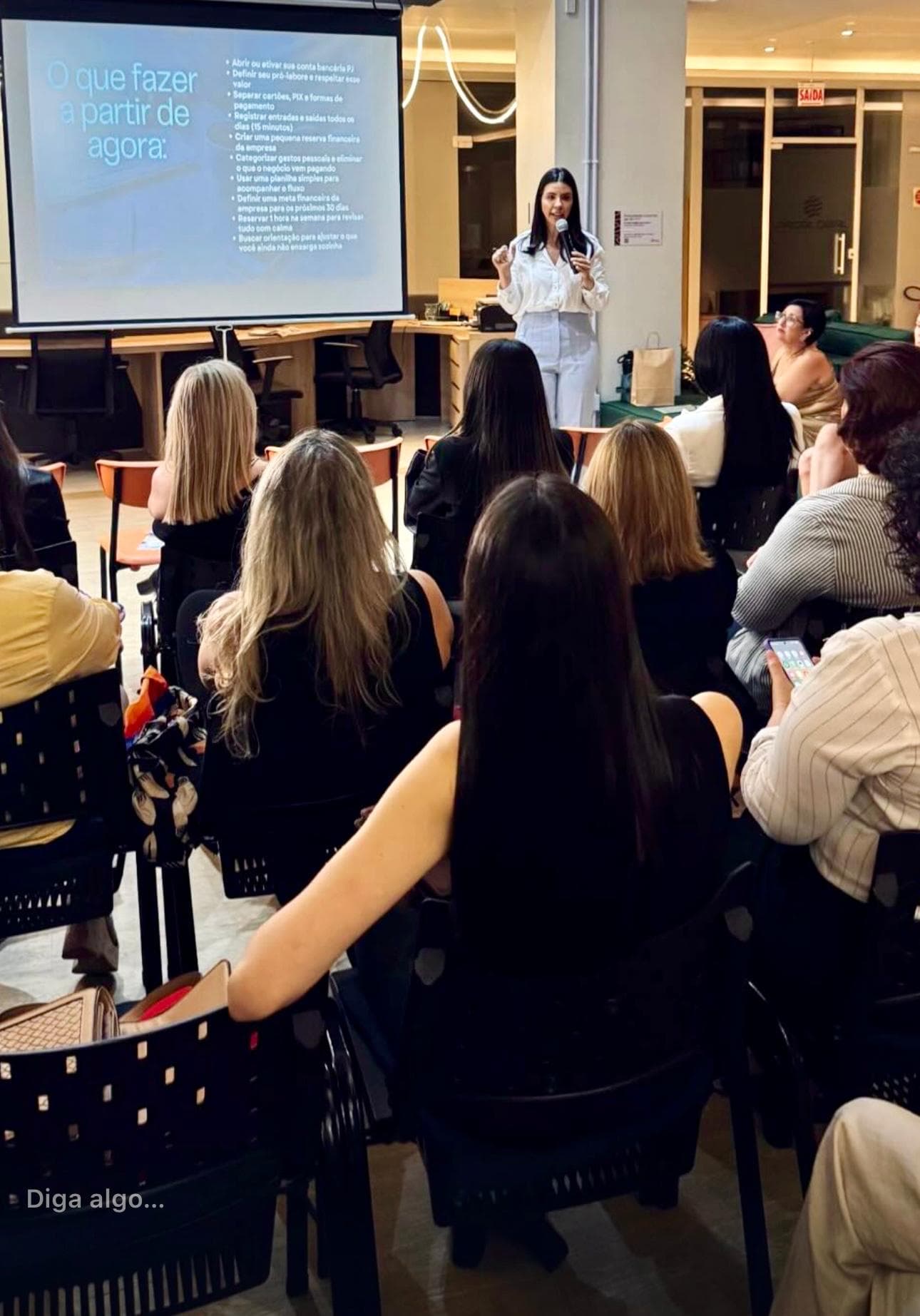 Palestra sobre separação financeira - Momento 1